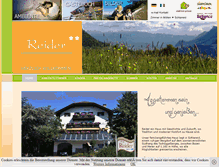 Tablet Screenshot of gasthof-reider.com